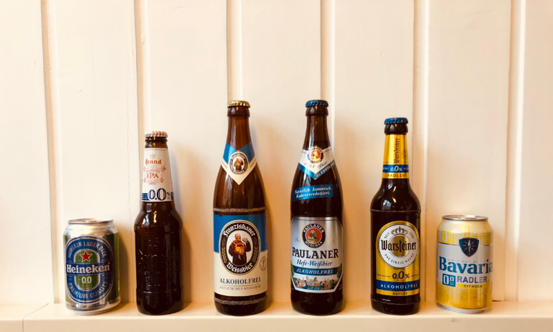 Verschillende soorten bier in een glas
